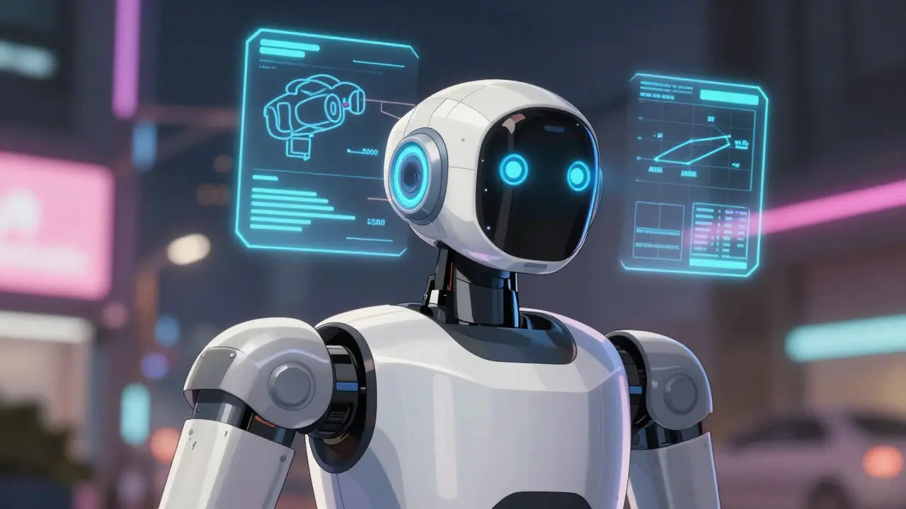 Autonomous robot processing sensor data locally on city street