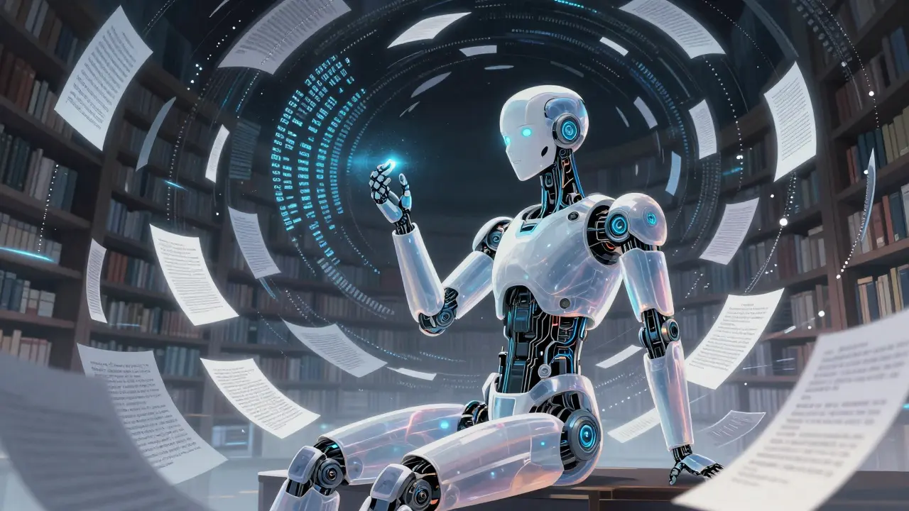 How LLMs Learn Grammar and Meaning: The Magic of Self-Supervision