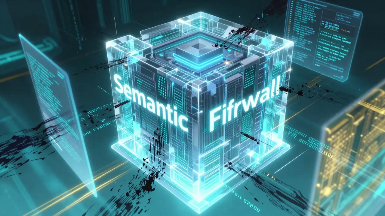 Translucent semantic firewall blocking malicious data