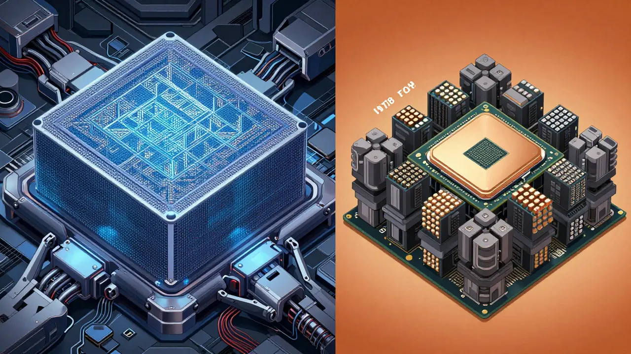 Comparison of GPU parallel processing and CPU sequential logic for AI