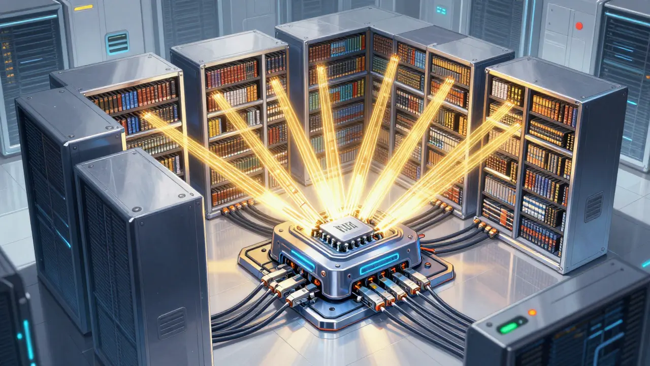 Robotic core receiving accurate data from library database