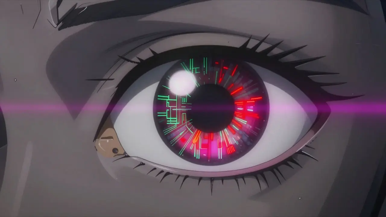 Robotic eye detecting invisible pixel noise in an image